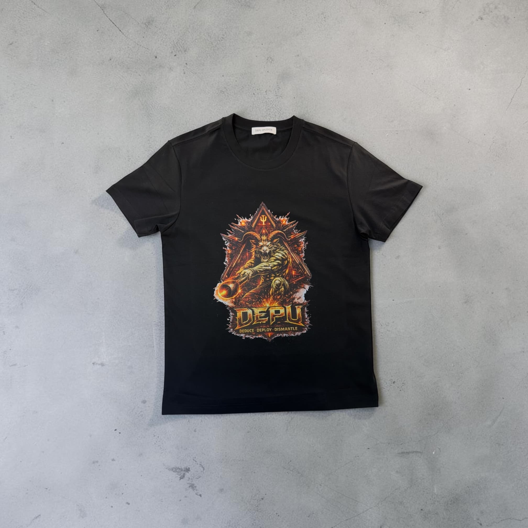 DEPÜ // WAR PROTOCOL TEE customer fit 2