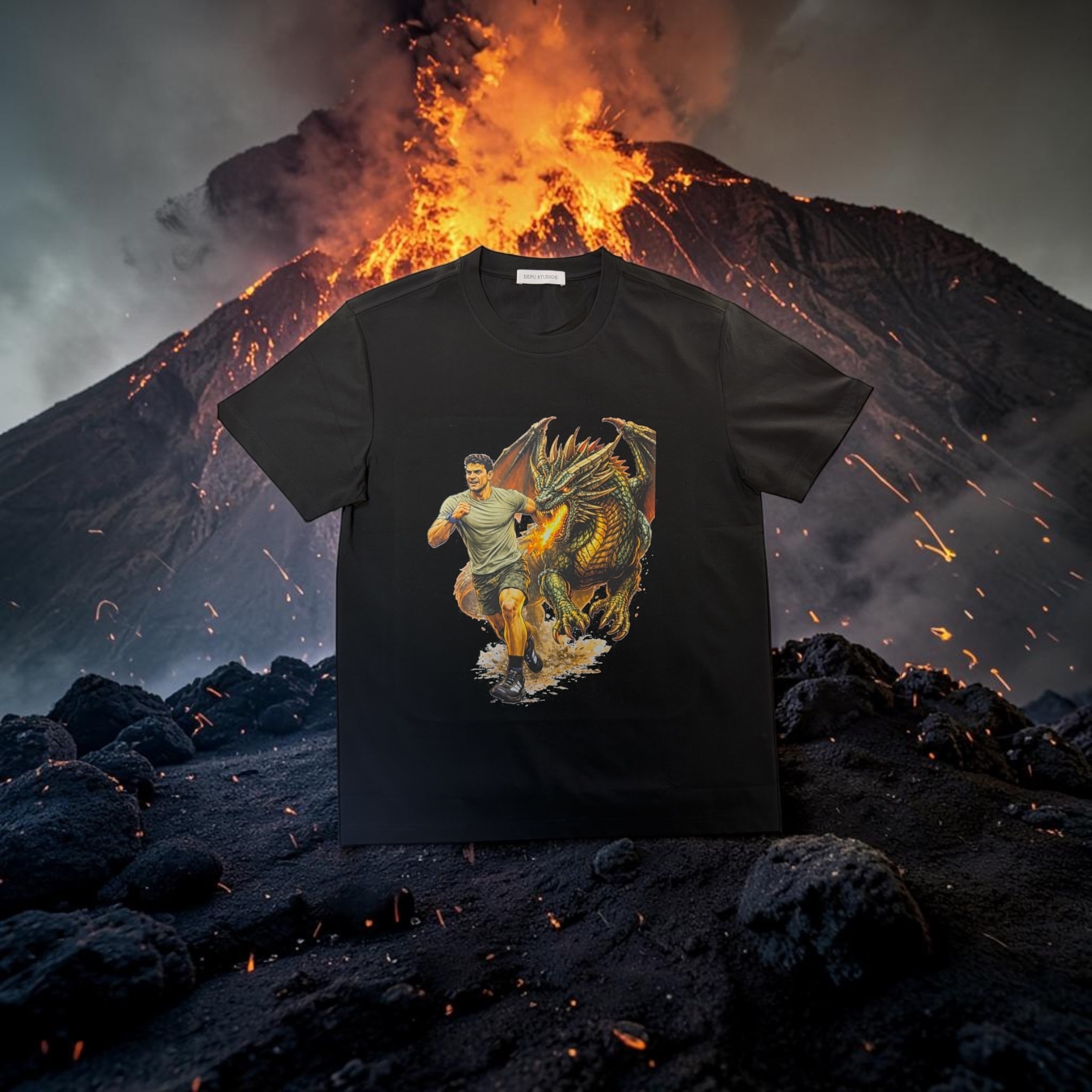 DEPÜ // RUN THE BEAST TEE - Image 1