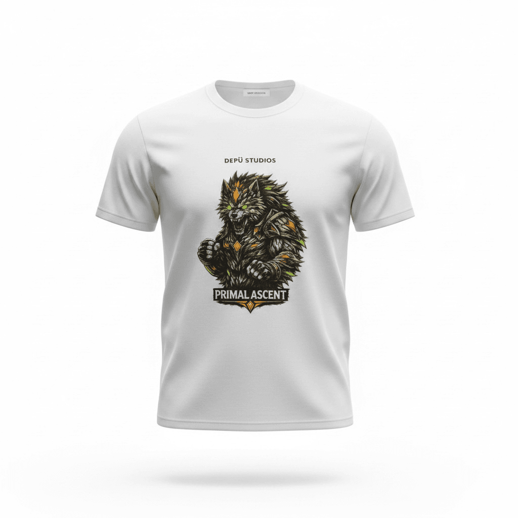 PRIMAL ASCENT — Alpha Evolution Tee (White Edition)