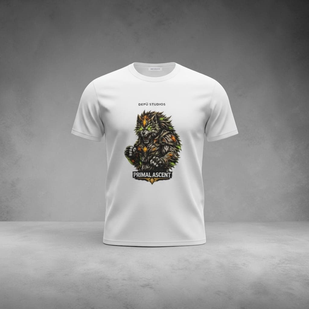 PRIMAL ASCENT — Alpha Evolution Tee (White Edition) - Image 2