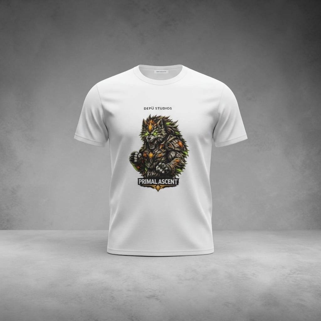 PRIMAL ASCENT — Alpha Evolution Tee (White Edition) - Image 2