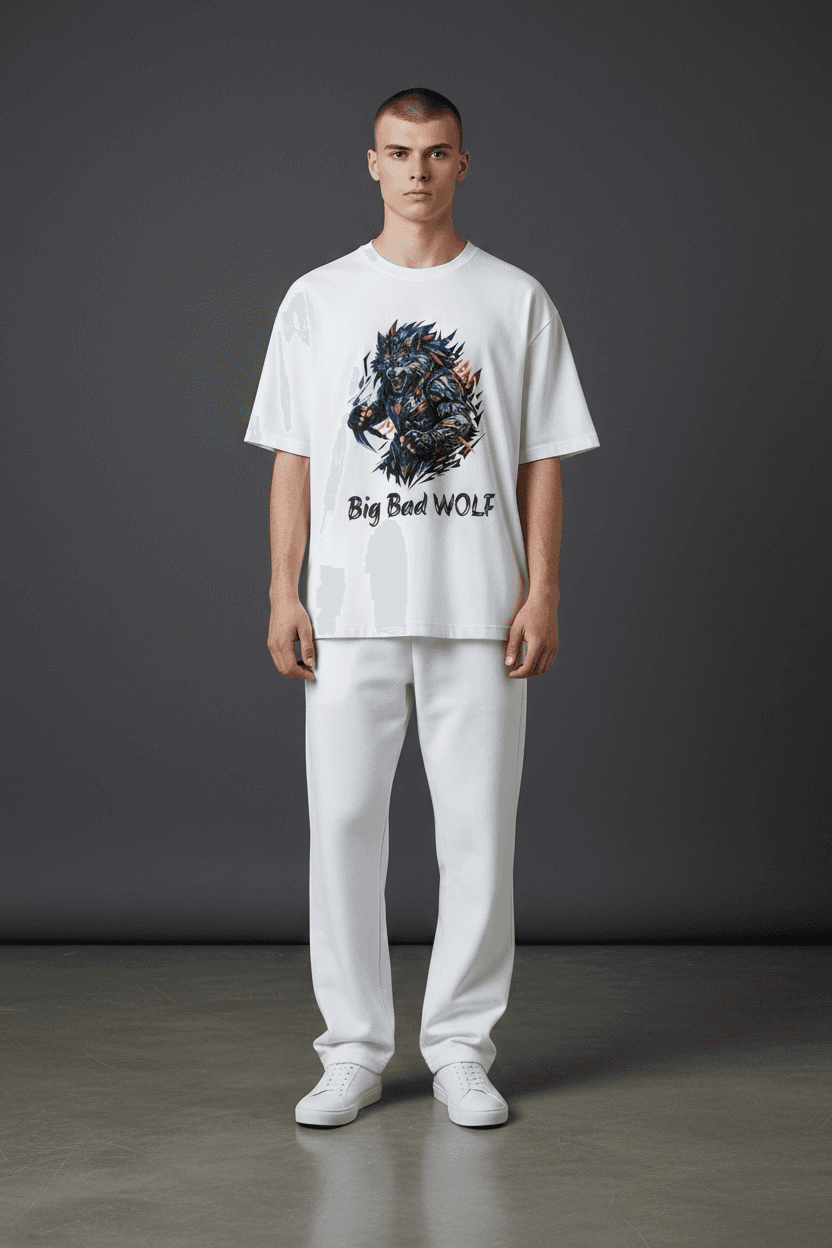 DEPÜ // BIG BAD WOLF TEE customer fit 3