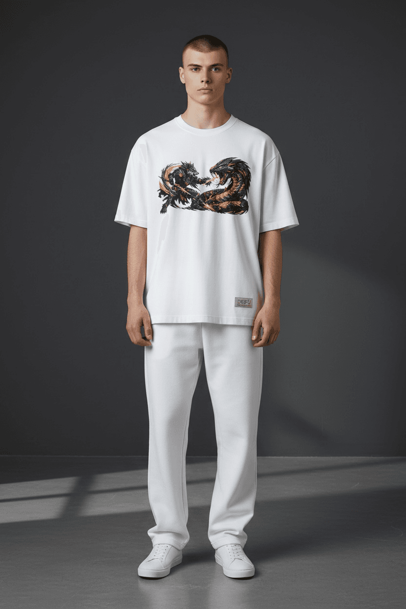 SERPENT WAR — Alpha vs Venom Tee (Sand Edition) - Image 2