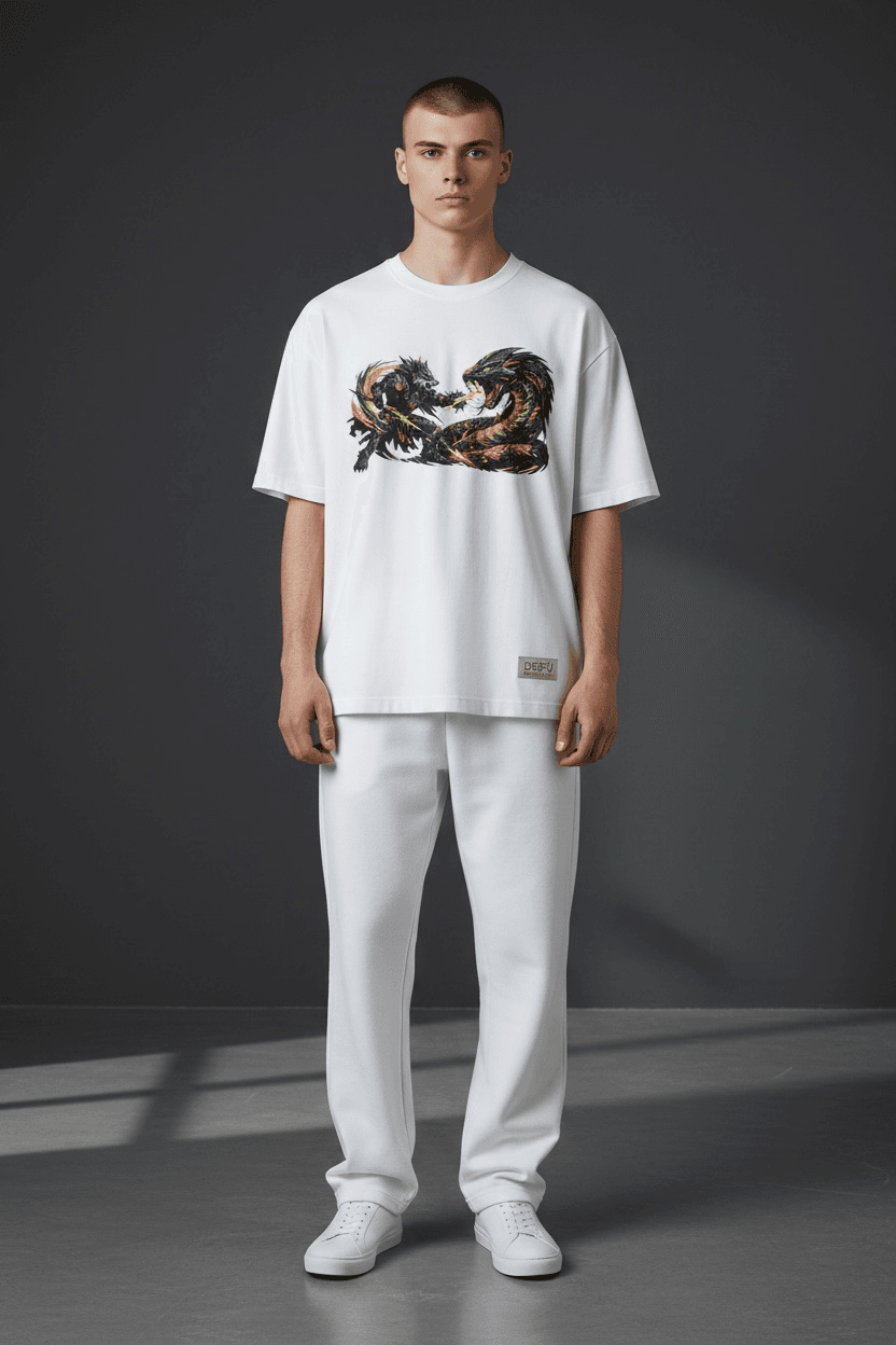 SERPENT WAR — Alpha vs Venom Tee (Sand Edition) - Image 2