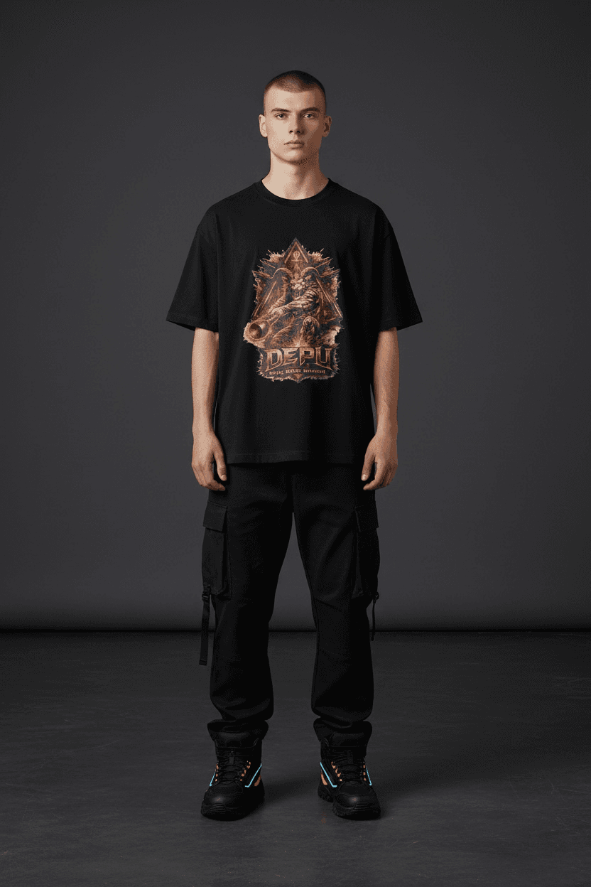 DEPÜ // WAR PROTOCOL TEE customer fit 3